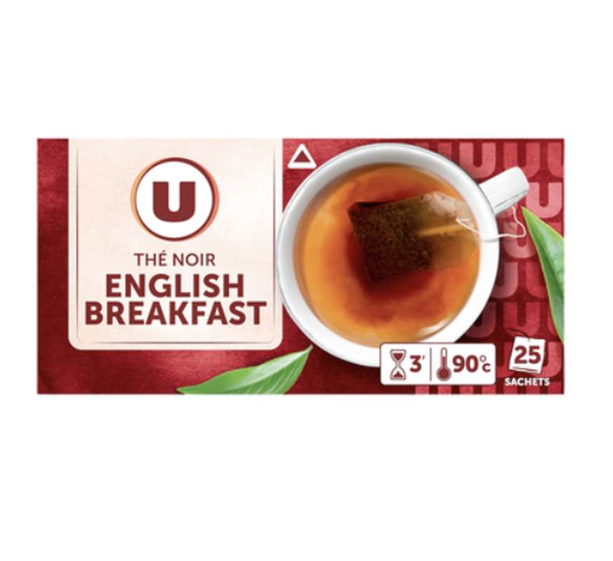 Thé english breakfast, U (x 25 sachets)