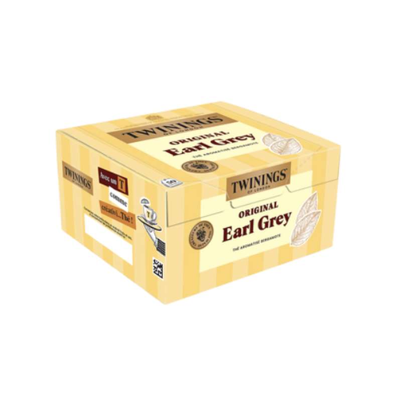 Thé noir Earl Grey, Twinings (50 sachets)