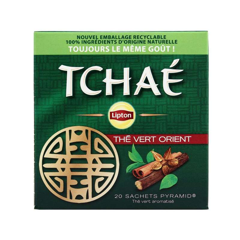 Thé vert Tchae orient, Lipton ( x 20 sachets)