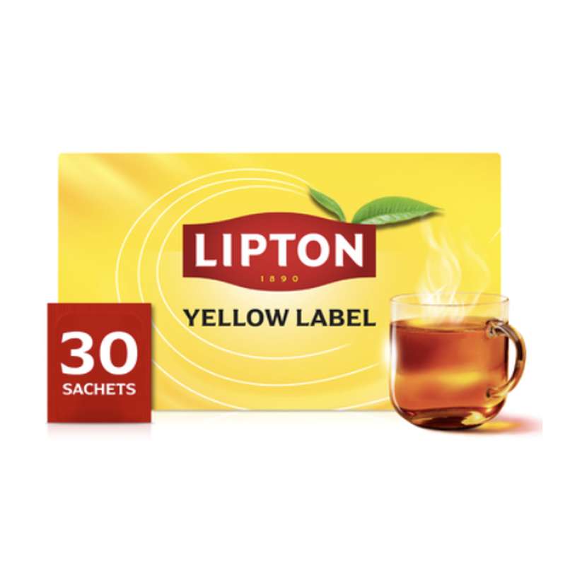 Thé yellow label Kenya, Lipton (x 30)
