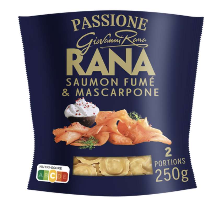 Pâtes fraiches Girasoli saumon fumé et mascarpone, Giovanni Rana (250 g)