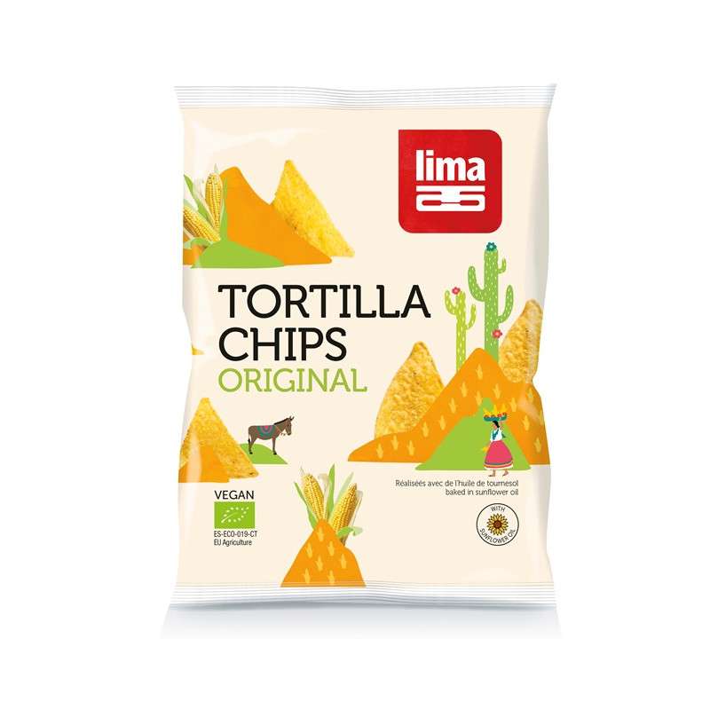 Tortilla chips original BIO, Lima (90 g)