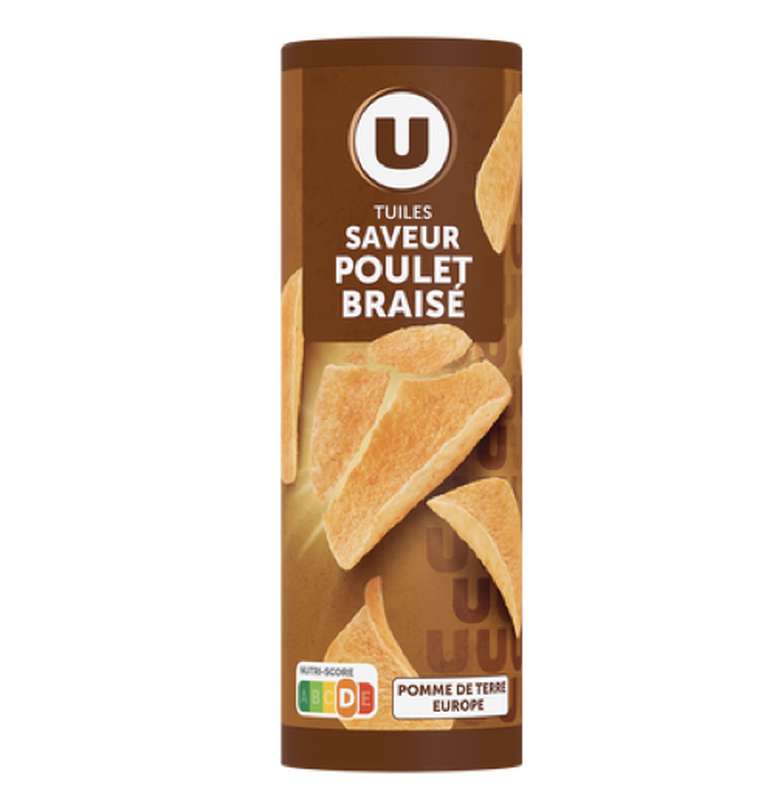 Tuiles saveur poulet braisé, U   (170 g)