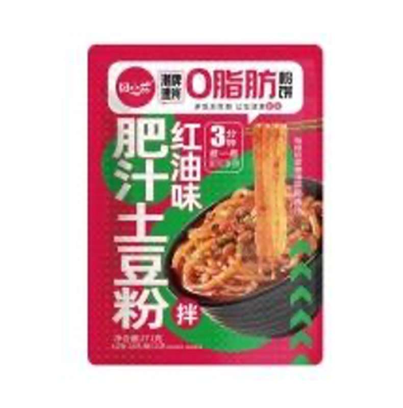 Vermicelles de pommes de terre instantanés à l'huile rouge, Tian Xiaohua (271 g)