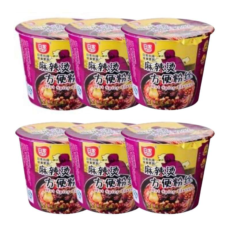 SUPER OFFRE -30% lot de 6 : Vermicelles Malatang moyennement épicées, BaiJia (105 g) (x 6)