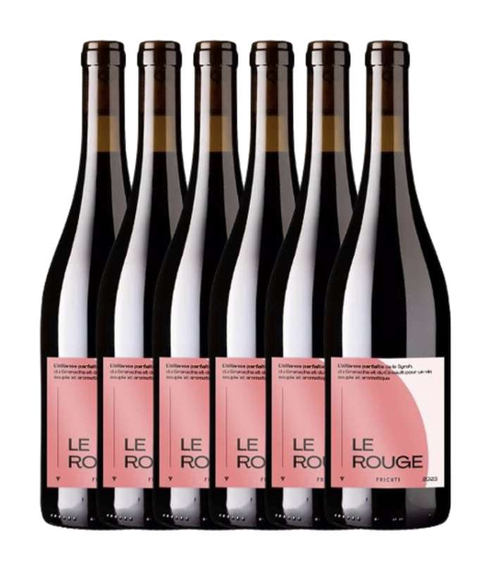 Vin Rouge BIO, Frichti (Lot de 6 x 75 cl)