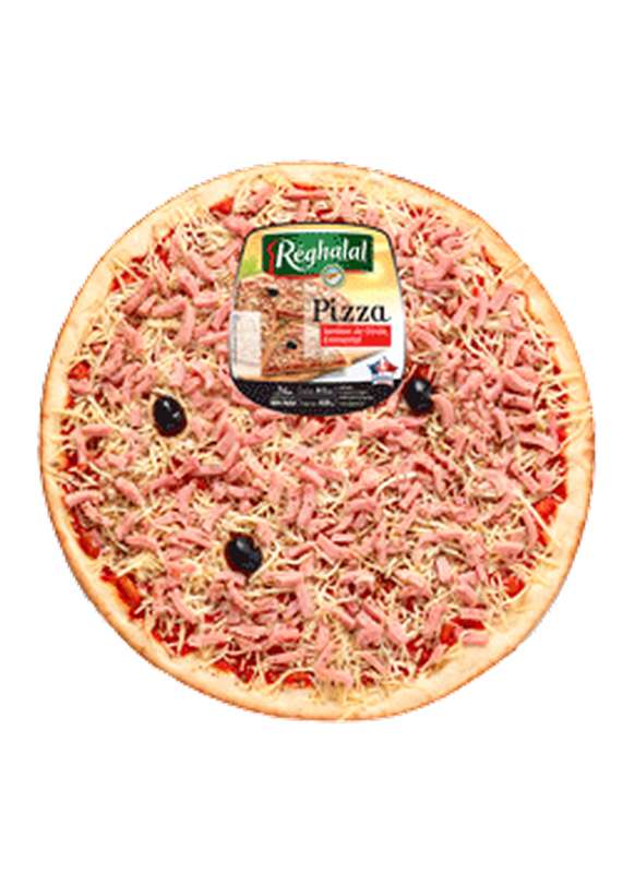 Pizza au jambon de dinde emmental/gouda Halal, Reghalal (180 g) La belle vie Changez votre