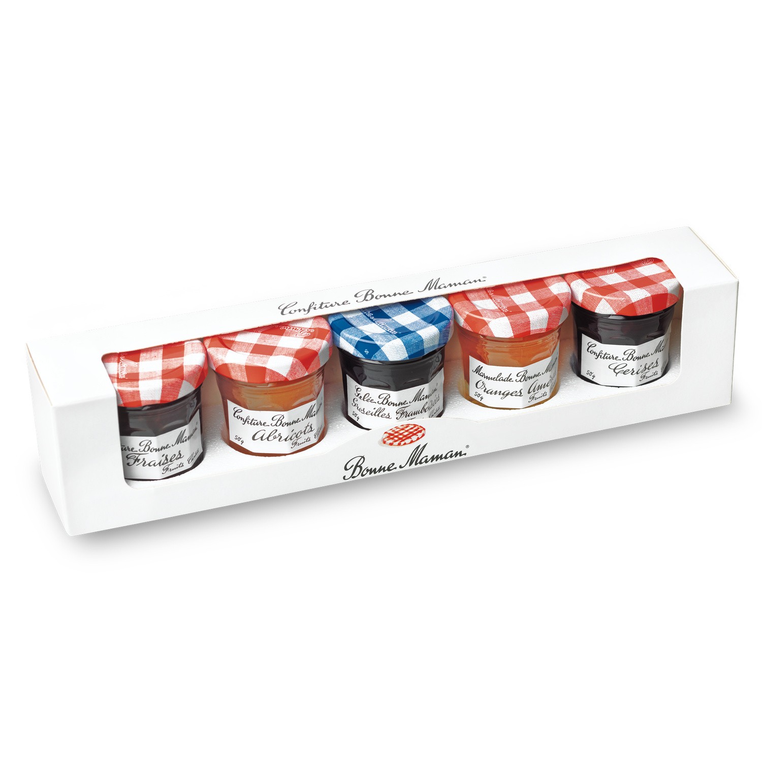 Confiture assortiment, Bonne Maman (5 x 50 g) La belle vie Vos