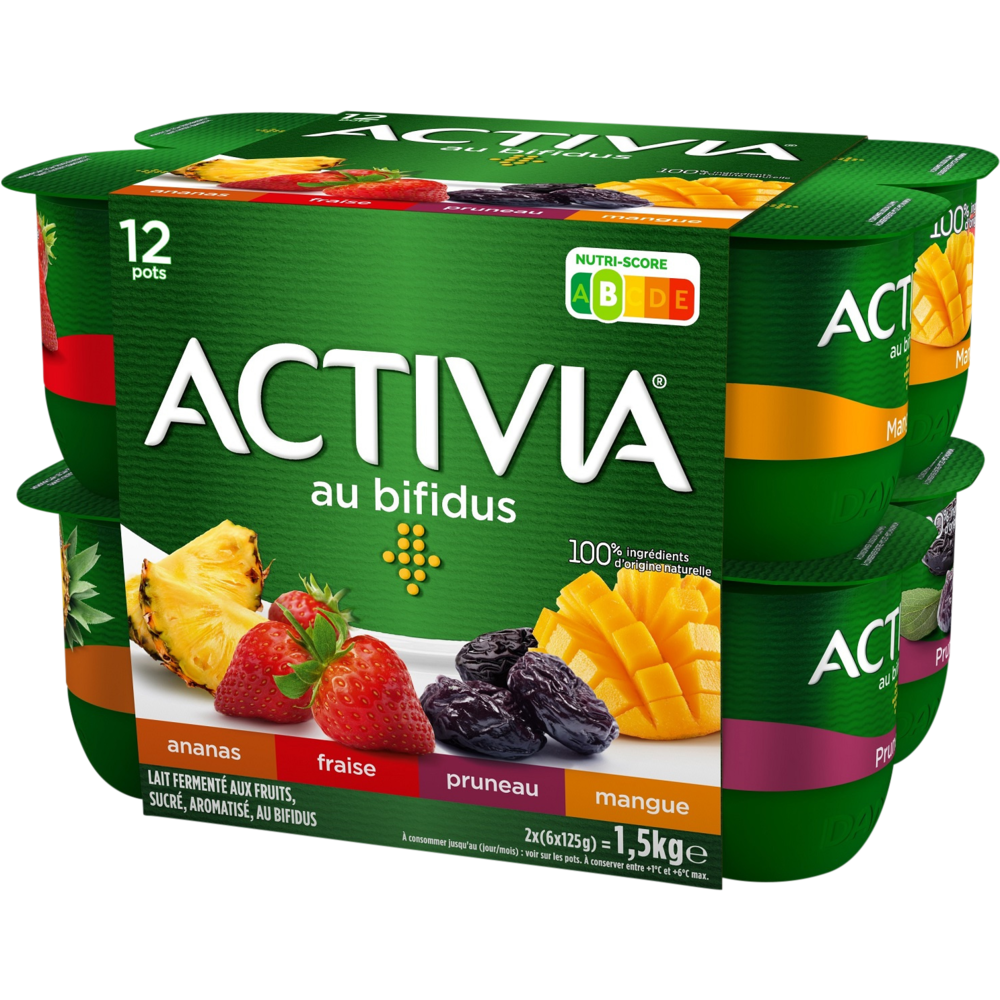 Yaourt aux fruits panaché au bifidus