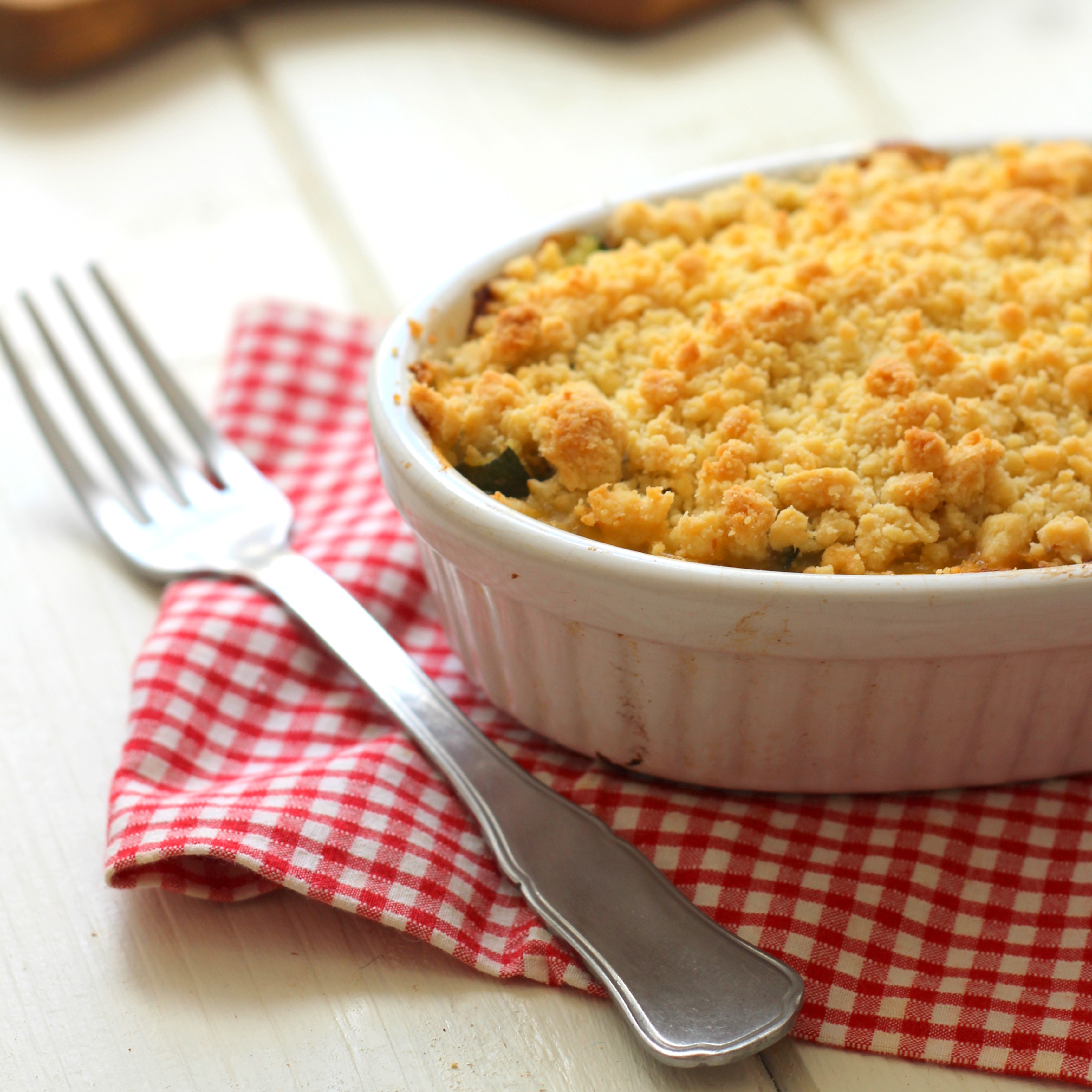 Kit Crumble à la courgette et à la tomate (pour 4) Contes et délices