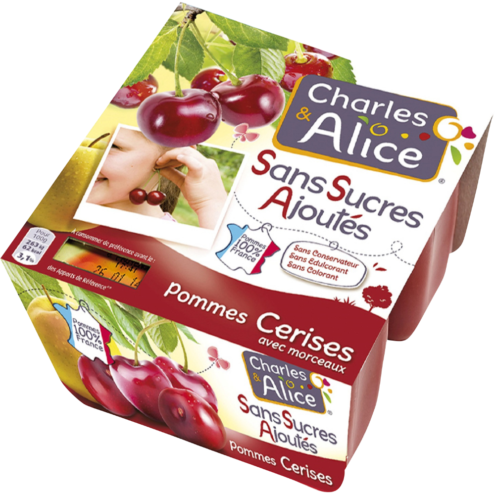 Purée De Pruneaux Charles Et Alice 50g