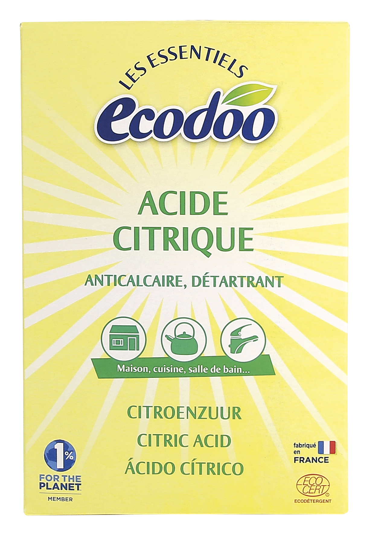 Acide citrique, Ecodoo (350 g) Miamtag livraison de produits frais sur Paris et petite couronne Acide citrique, Ecodoo (350 g) Miamtag livraison de produits frais sur Paris et petite couronne