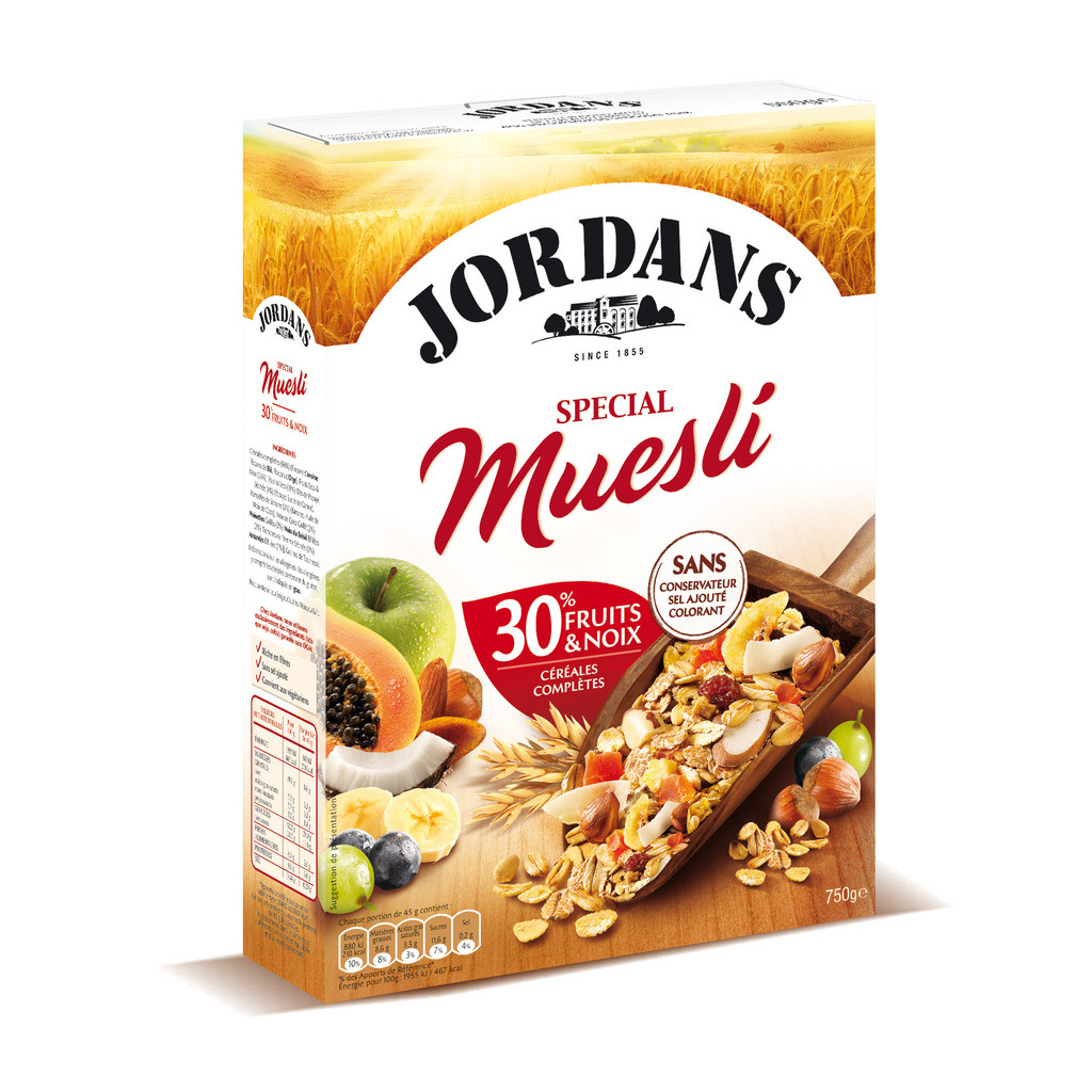 Spécial muesli 30 fruits & noix, Jordans (750 g) Miamtag livraison