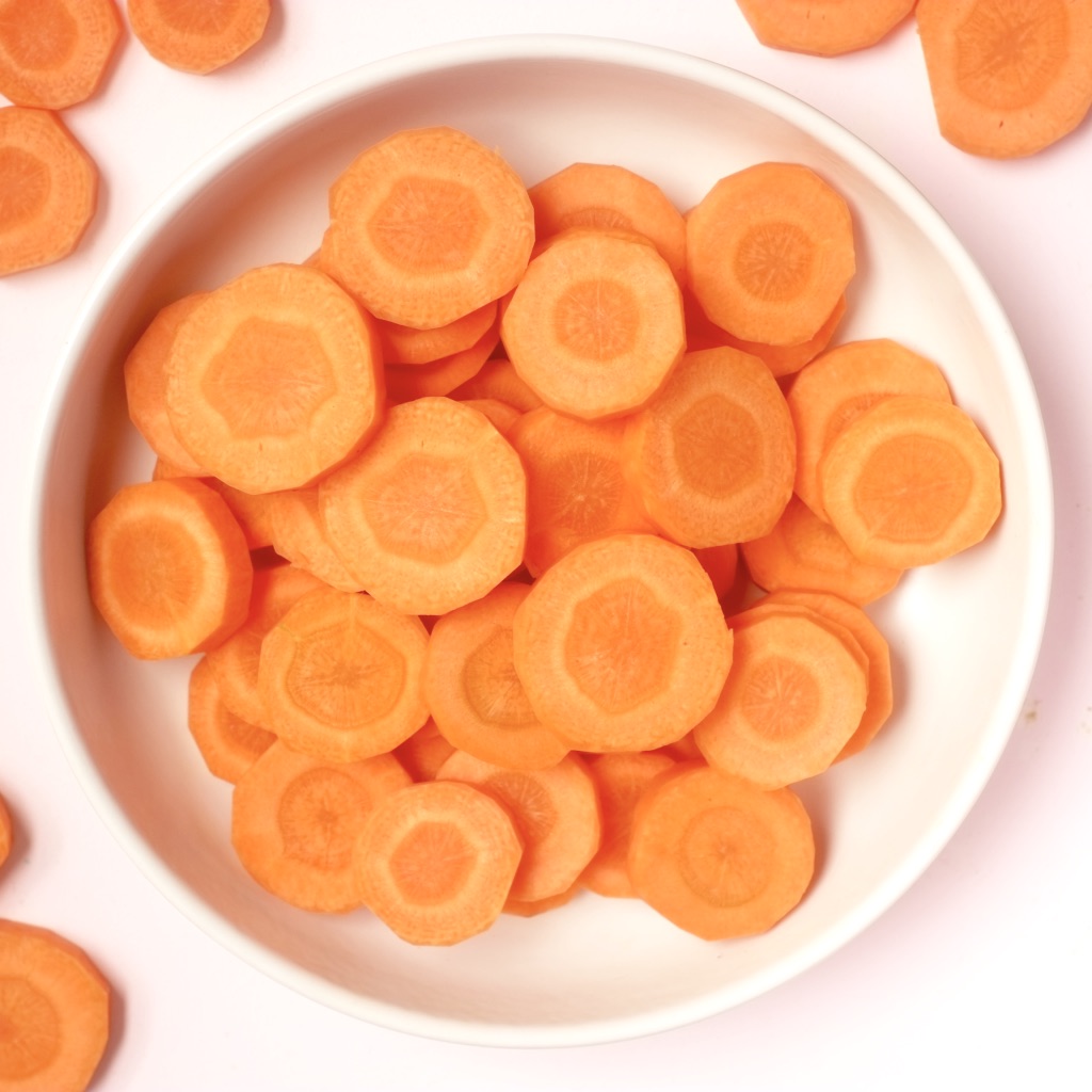 Carottes en rondelles (environ 500 g) | Miamtag : livraison de produits